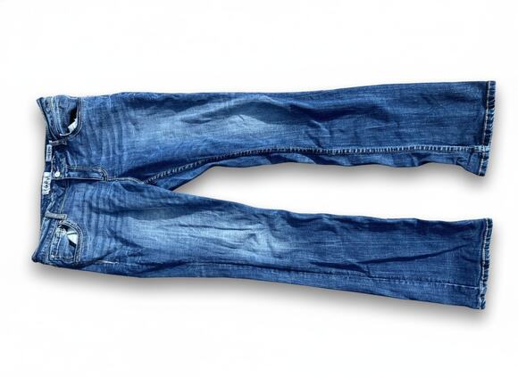 Daytrip Denim - Daytrip Virgo Bootcut Jeans Womens Size 34 Blue Distressed Denim Y2K